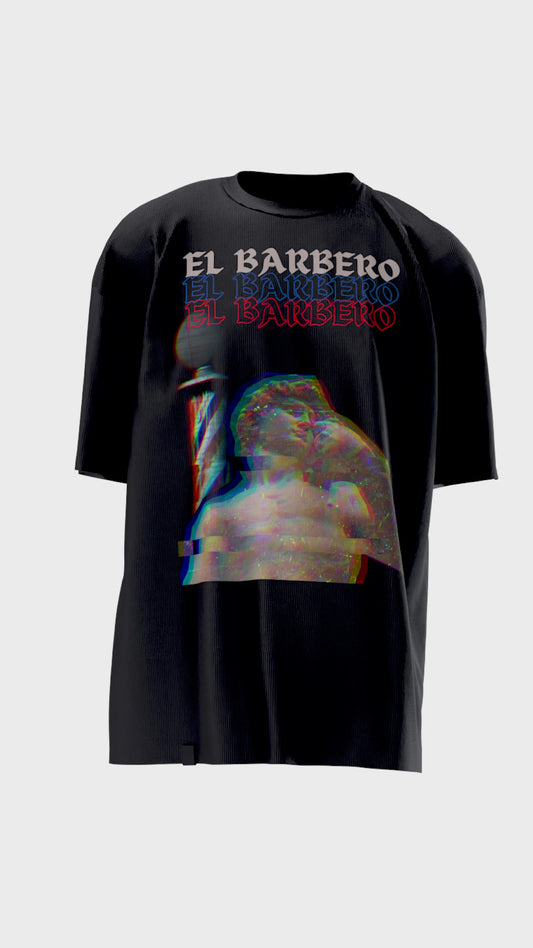 El Barbero Roman Tee by Barber Hairitage